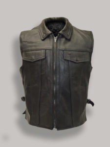 leather king vest