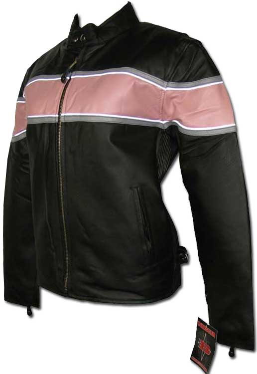 pink stripe jacket