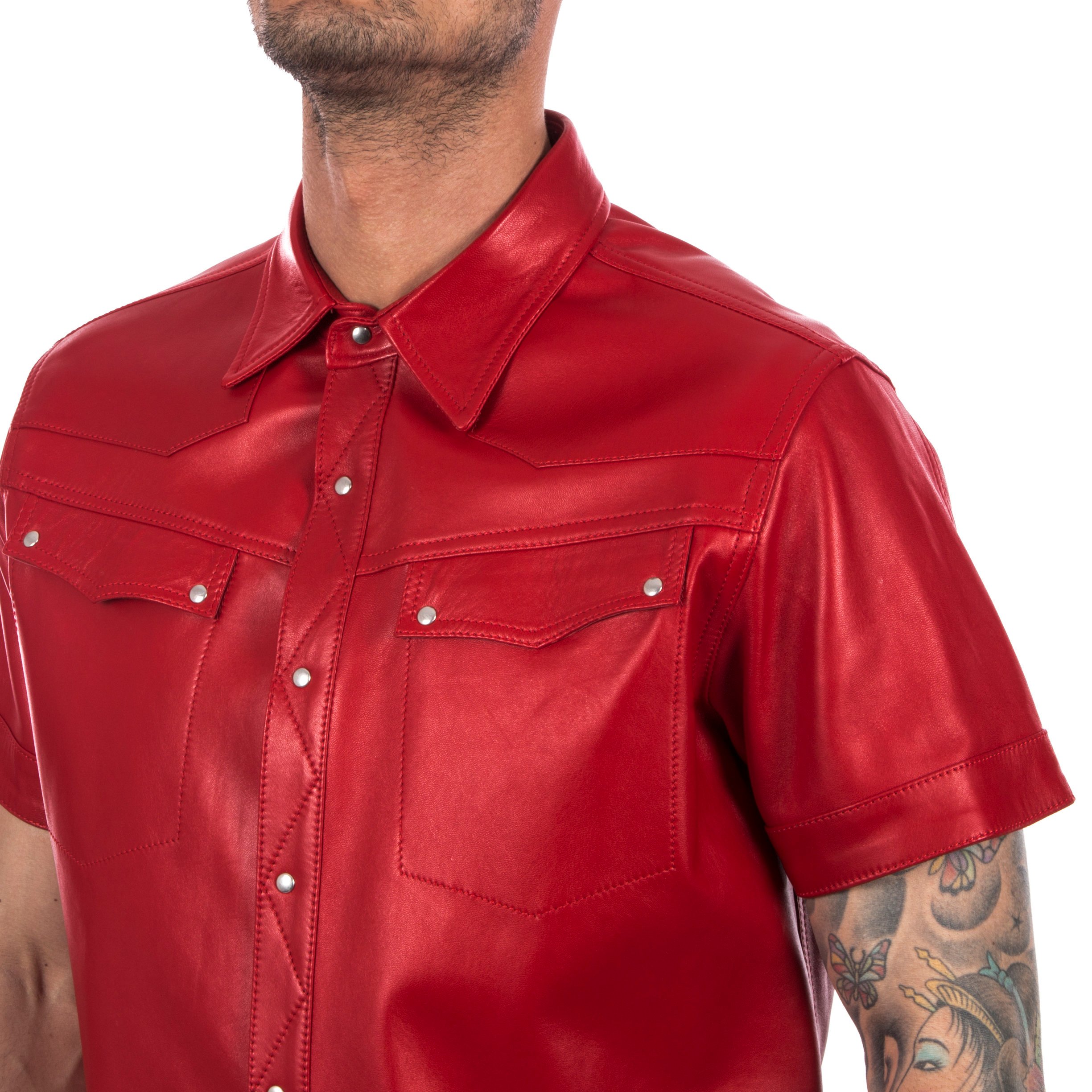 warehouse leather shirt