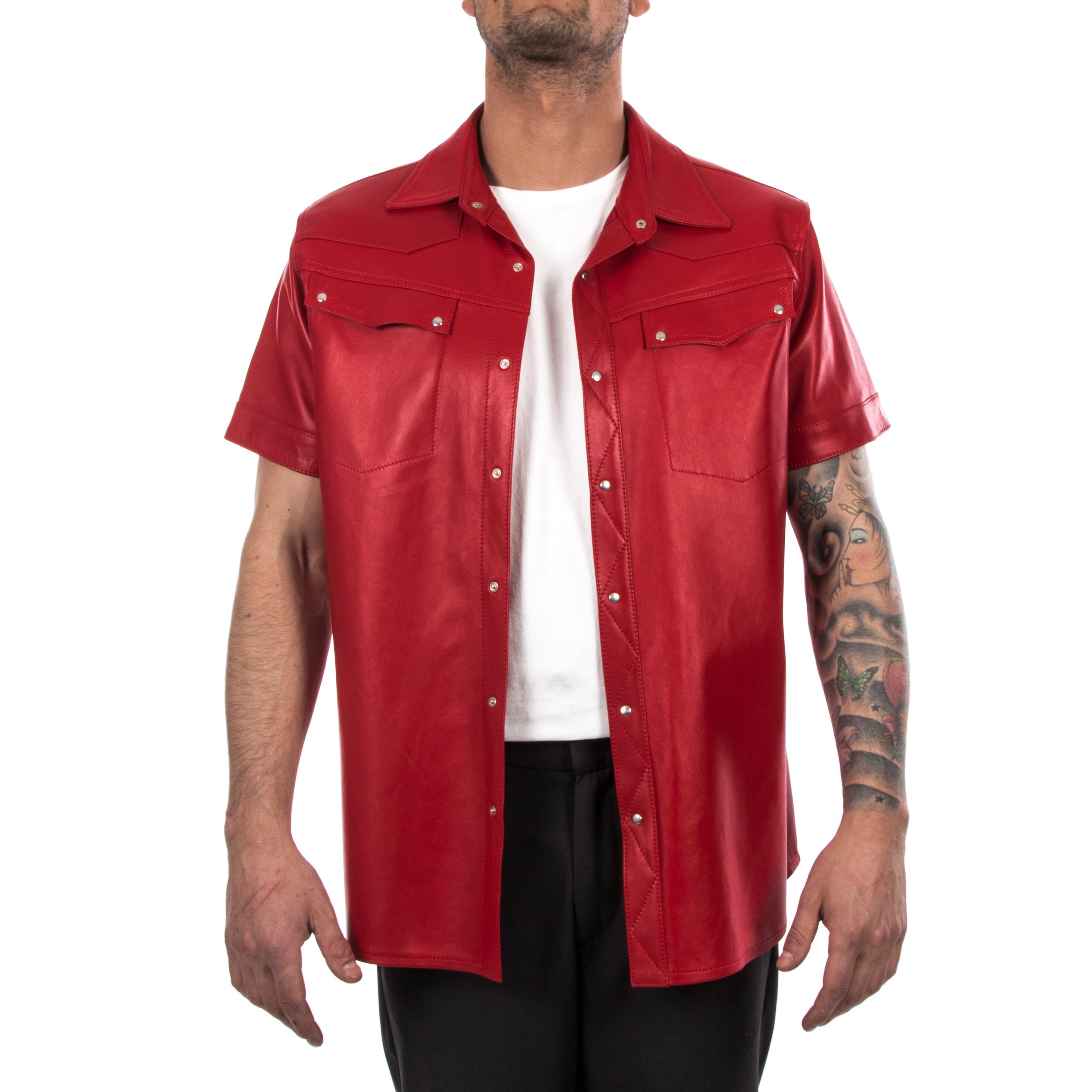 warehouse leather shirt