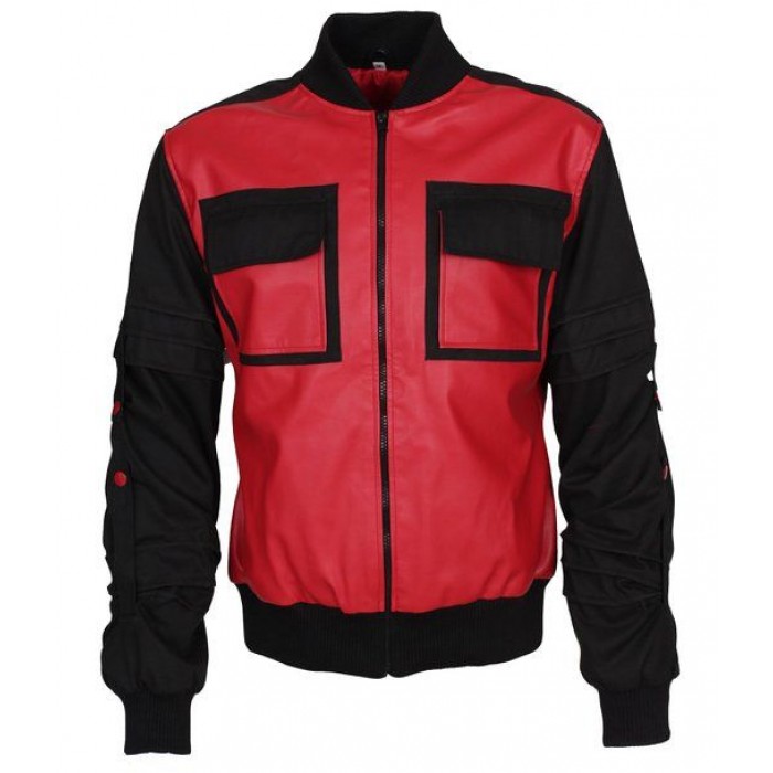 Back to the future red and black leather Jacket - Jackets ...