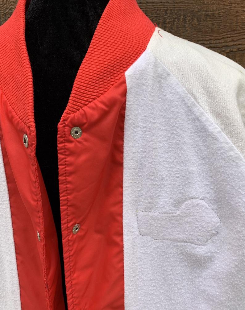 80s red blazer