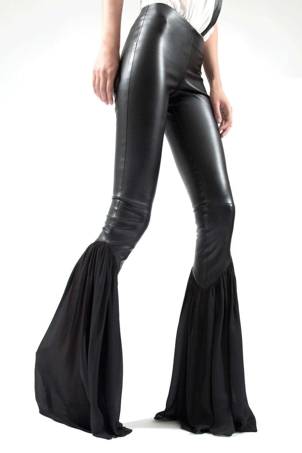 vegan leather pants