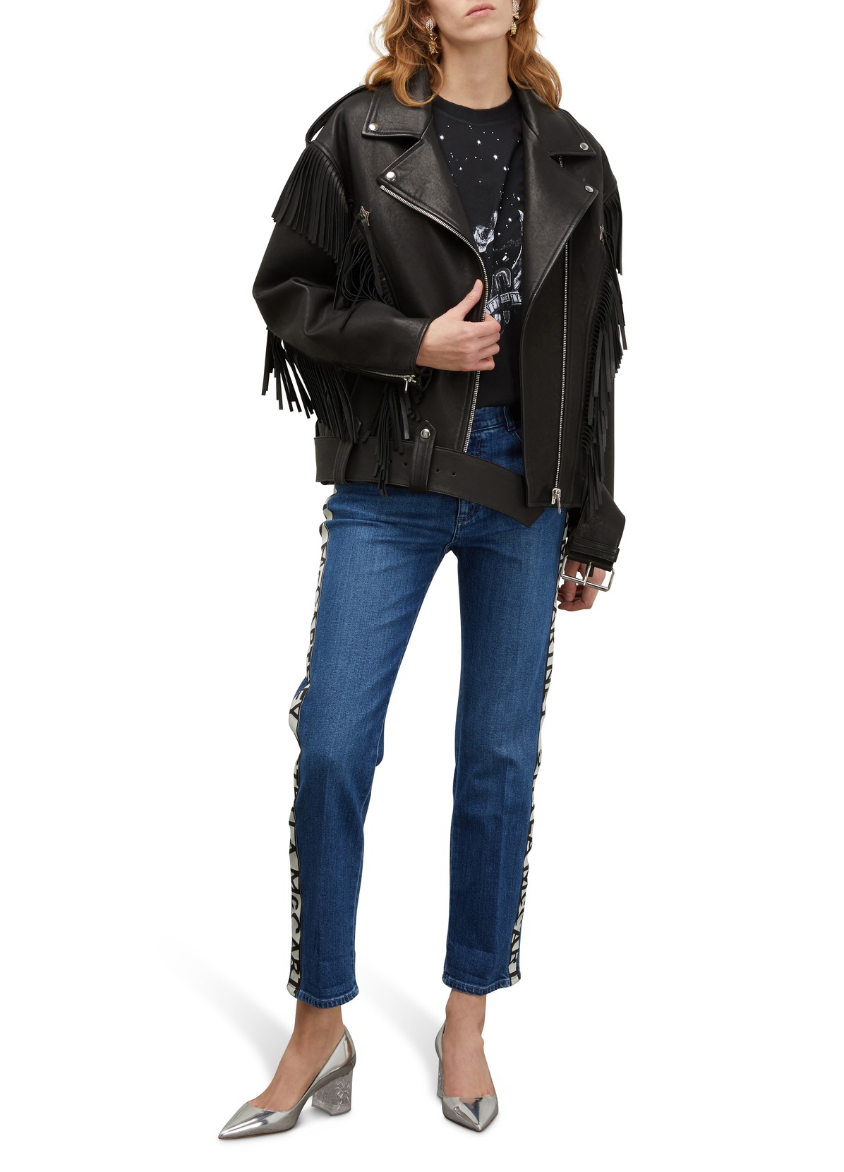 Women's Fringes Black Stylish Moto Jacket - Jackets Maker