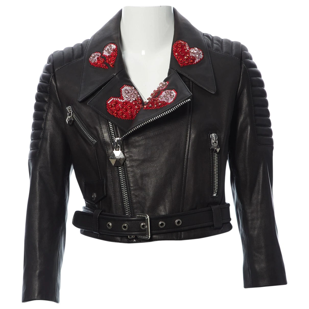 fancy leather jacket