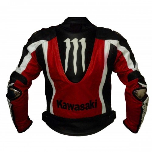 Download Kawasaki Ninja Motorcycle Red Racing Leather Jacket ...