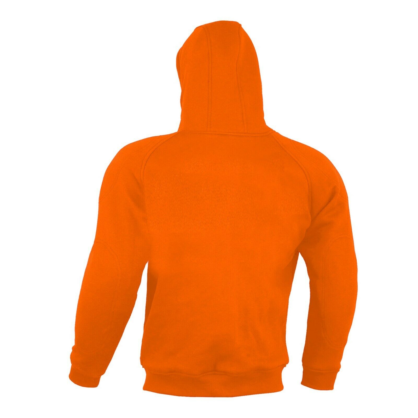 mens orange zipper hoodie