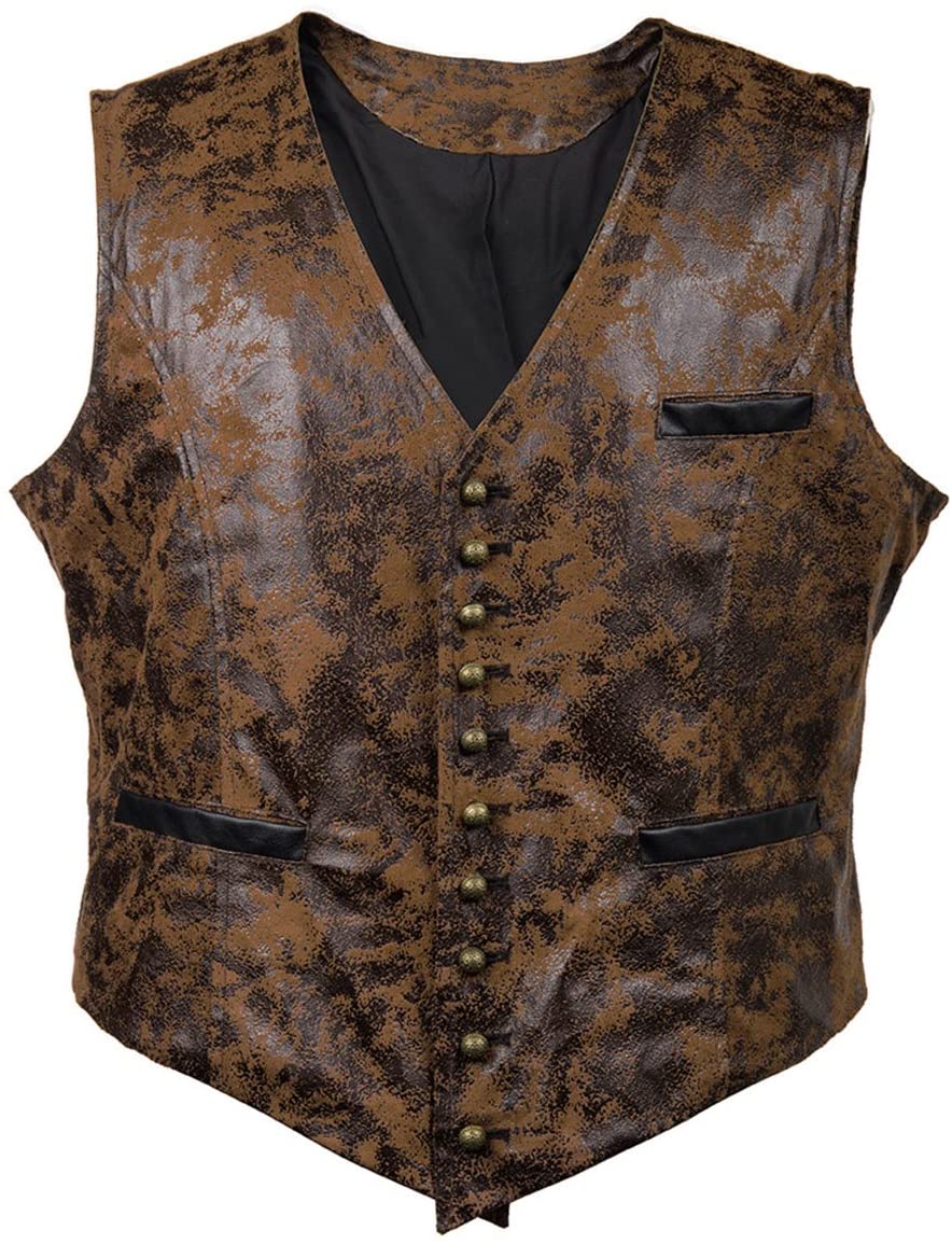 brown cowgirl vest