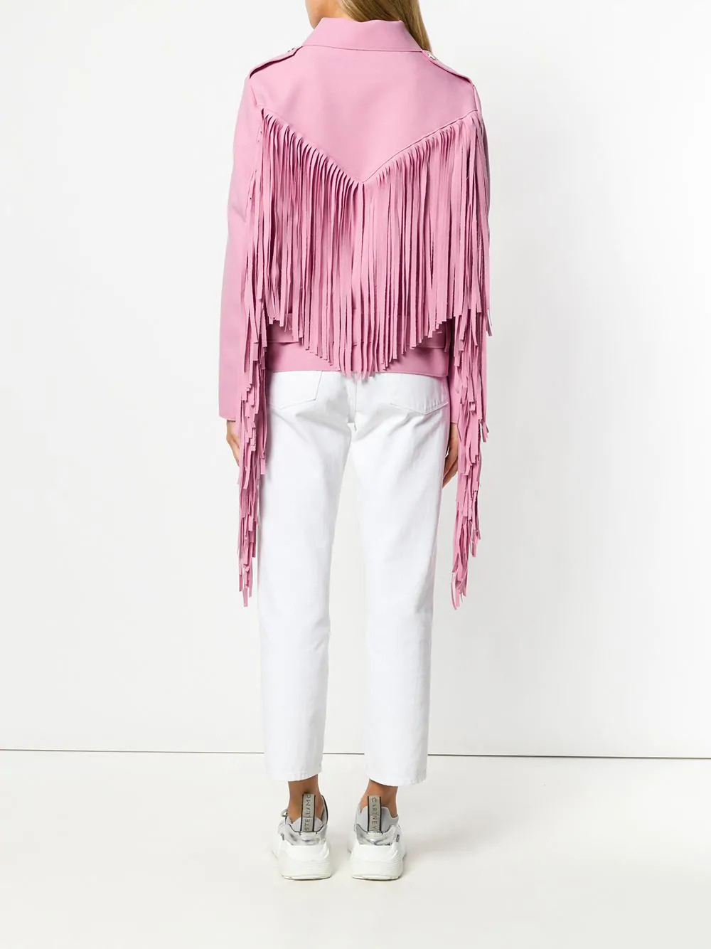 pinko fringe jacket