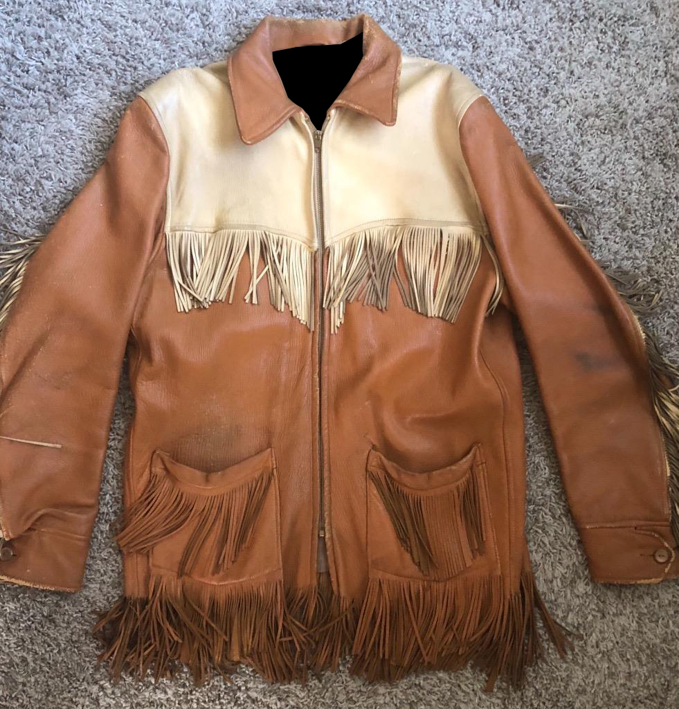 tan fringe jacket