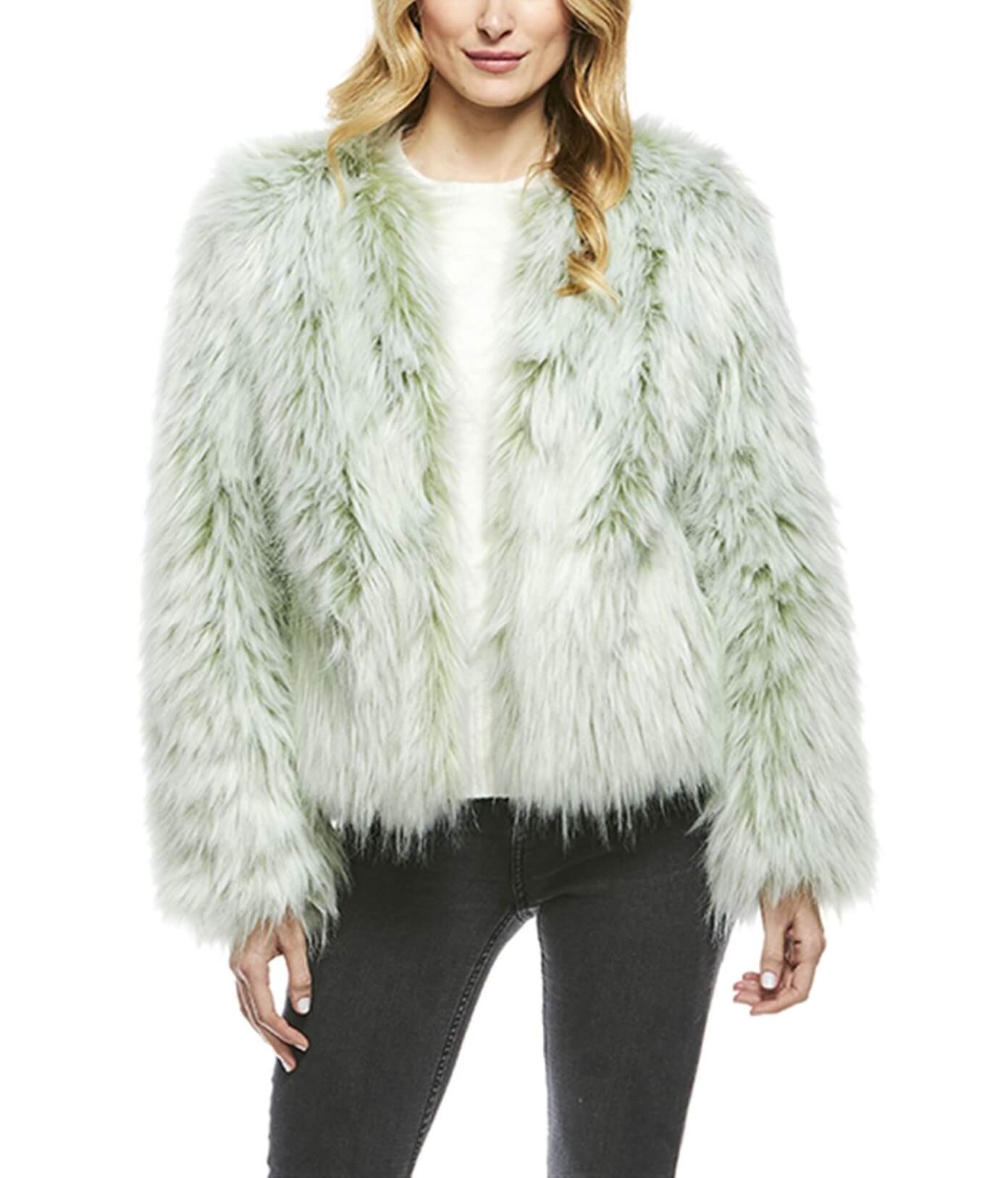 fox faux fur coat